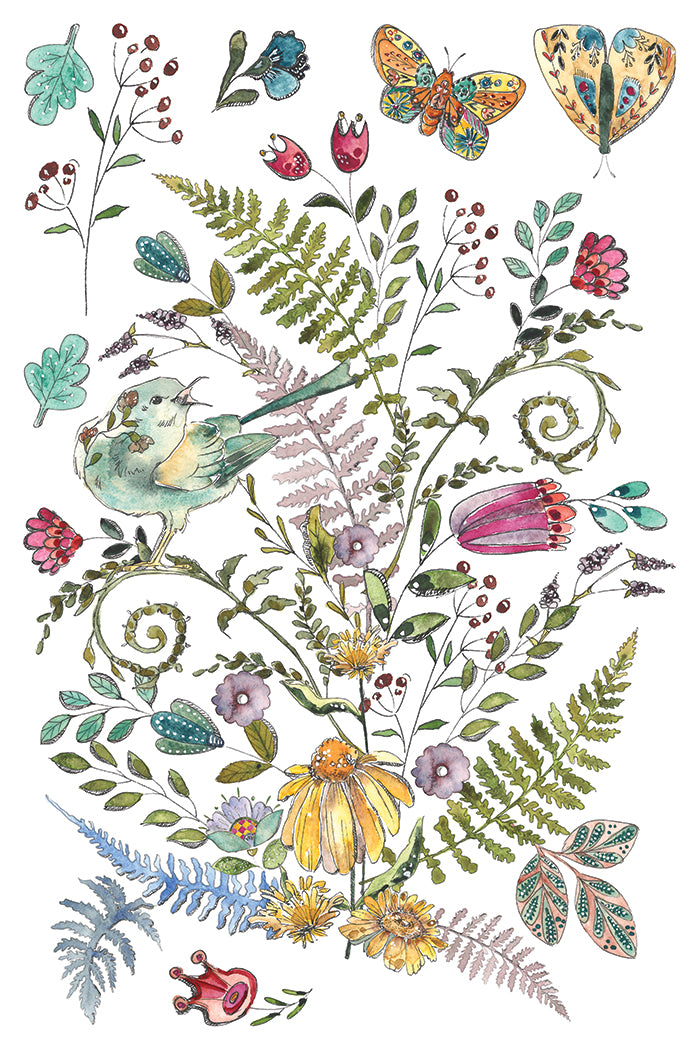 Fern Fables IOD Transfer | 8 Pages | 8” x 12” |