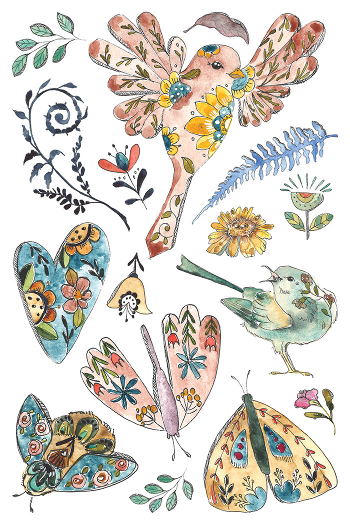 Fern Fables IOD Transfer | 8 Pages | 8” x 12” |