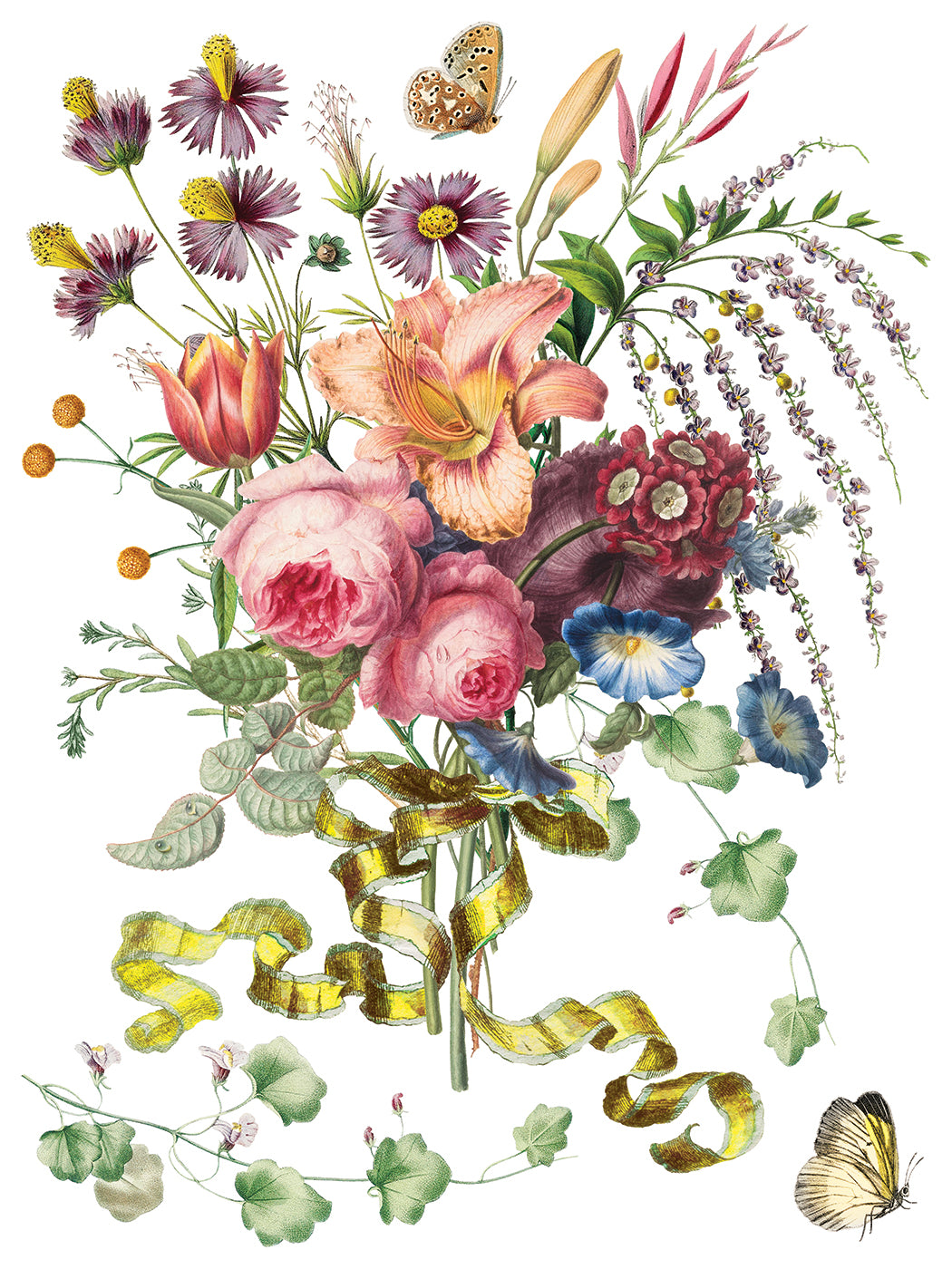 Marché des Fleurs IOD Transfer | 8 Pages | 12” x 16” |