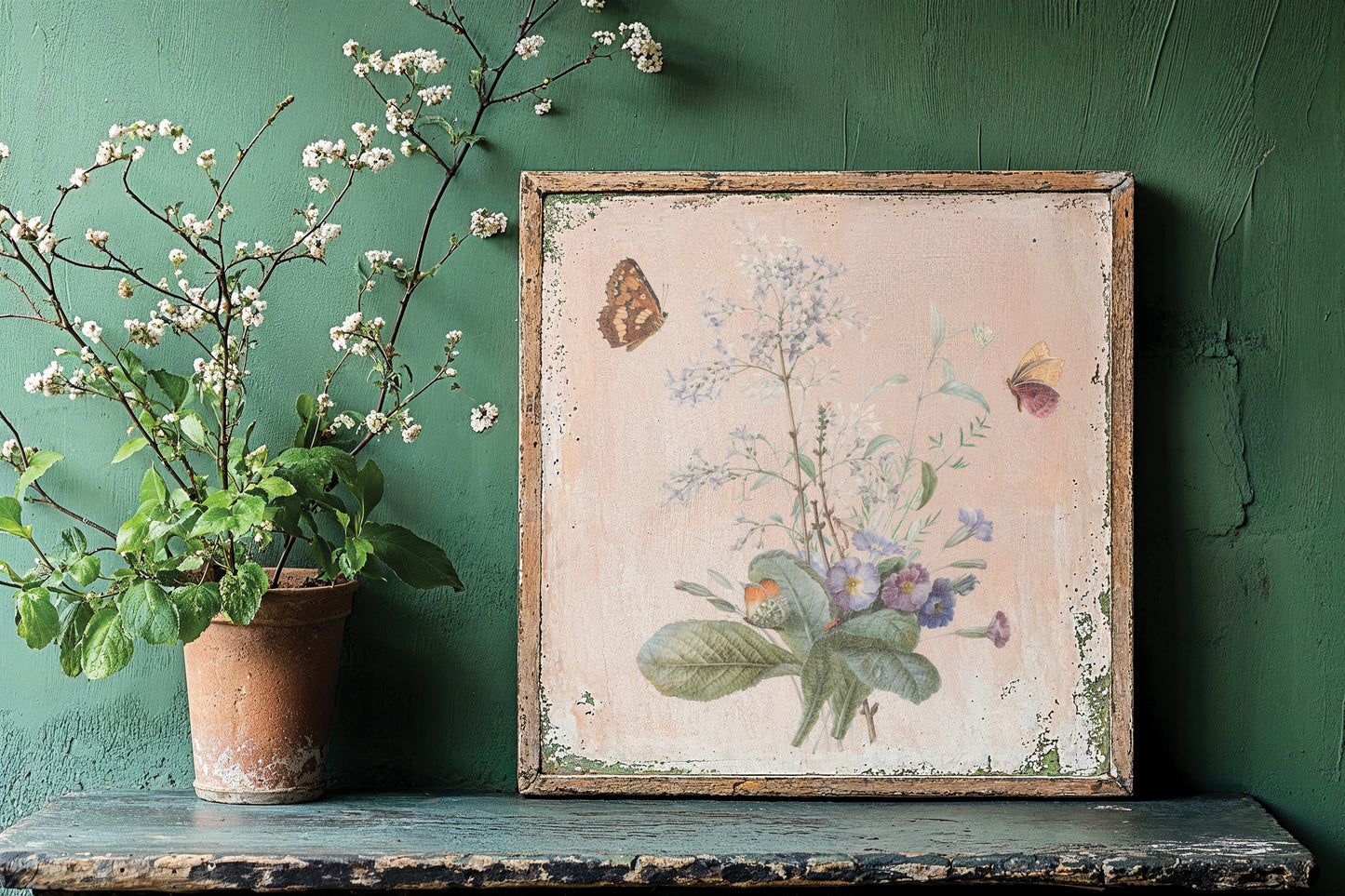 Marché des Fleurs IOD Transfer | 8 Pages | 12” x 16” |