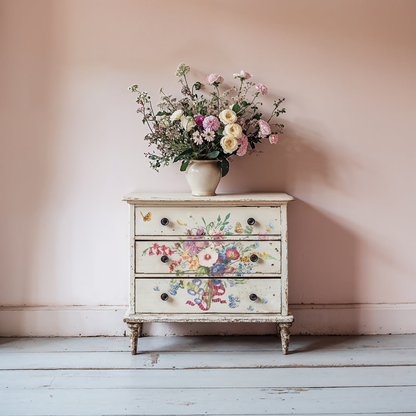 Marché des Fleurs IOD Transfer | 8 Pages | 12” x 16” |