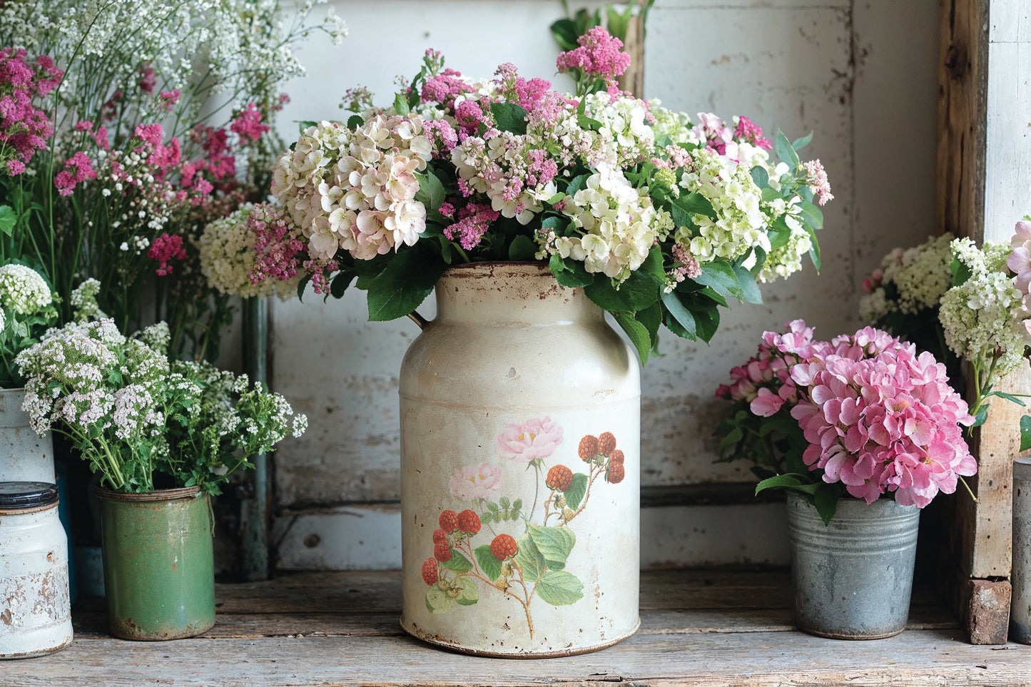 Marché des Fleurs IOD Transfer | 8 Pages | 12” x 16” |