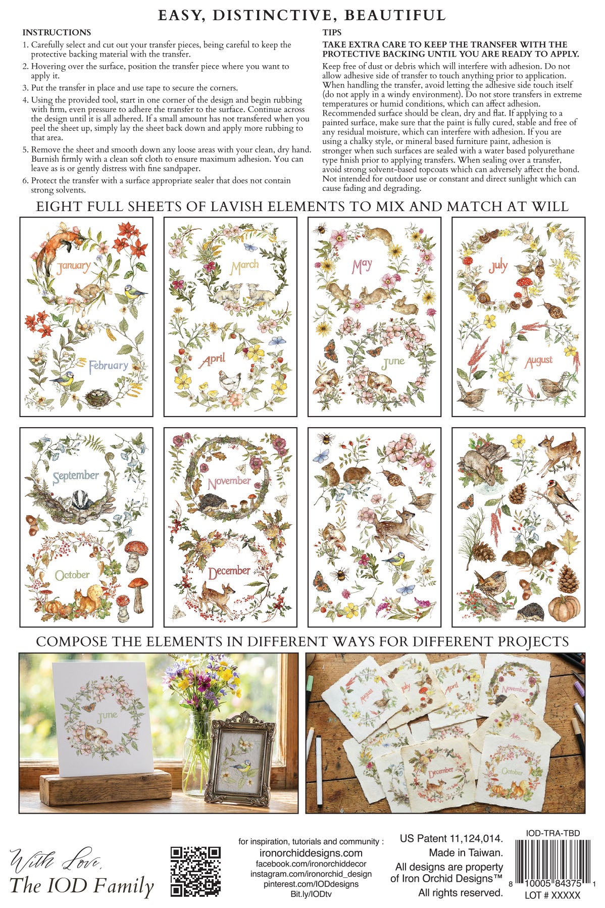 The Bramblewood Diaries IOD Transfer 8x12 Pad™
