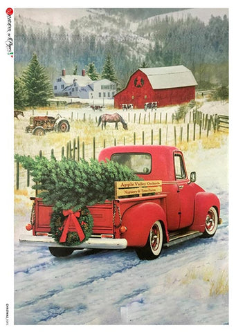 Paper Designs Christmas Truck