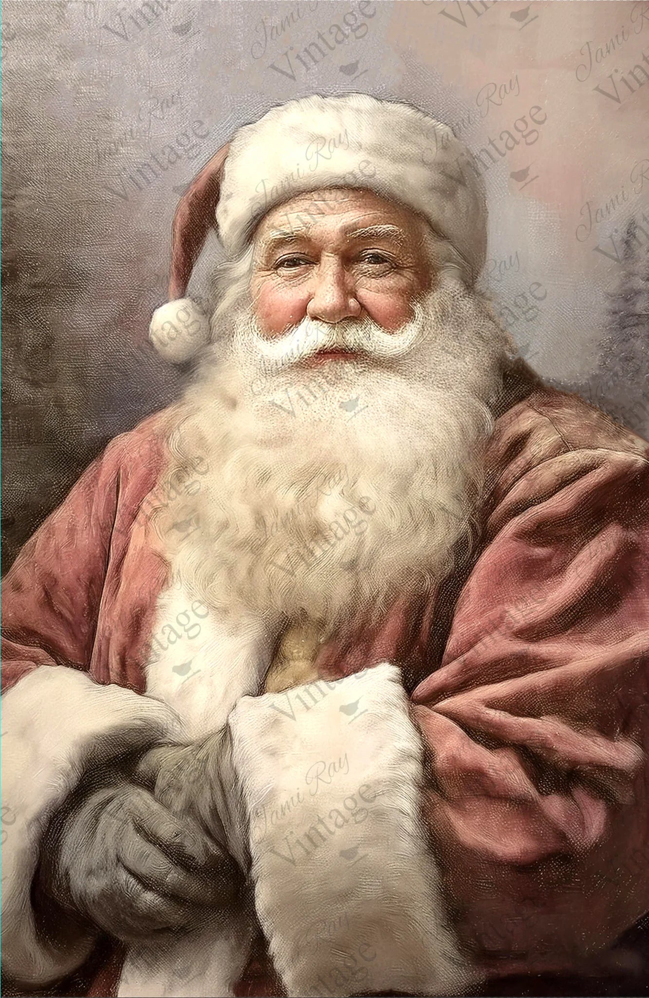 Jolly Santa | JRV Medium Rice Paper – Ruth & Ruby