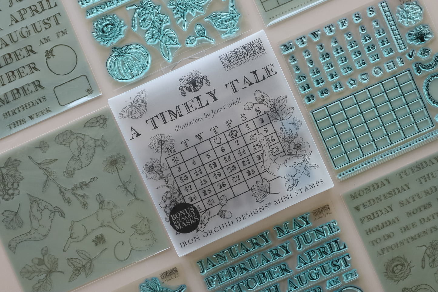 A Timely Tale 6x6 IOD Stamp™