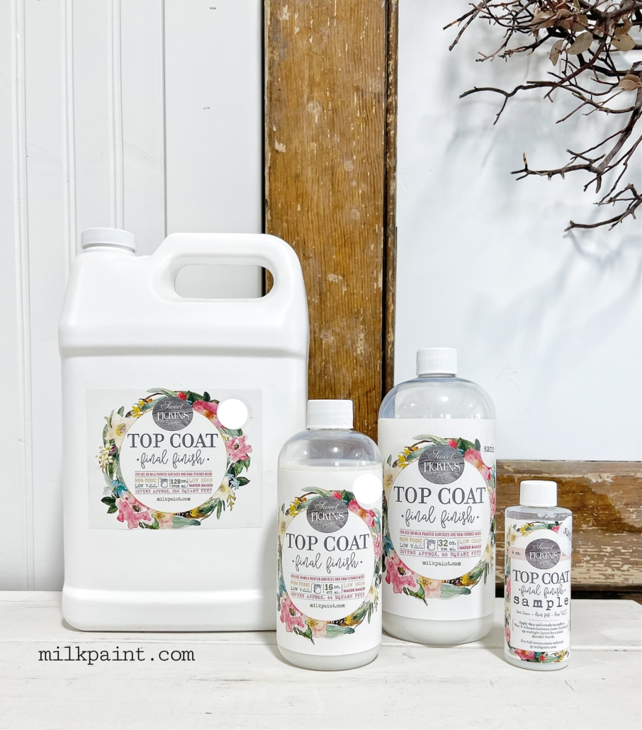 Top Coat | final finish | matte | Sweet Pickins Milk Paint