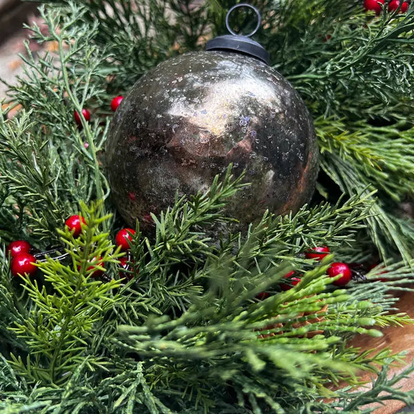 Vintage Glass Ball Ornament