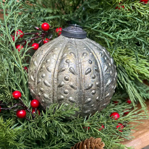 Vintage Glass Ball Ornament