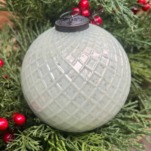 Vintage Glass Ball Ornament