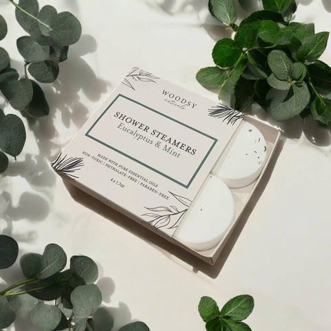 Eucalyptus & Mint l Shower Steamer Gift Set 
