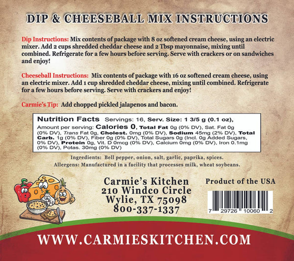 Pimento Cheese Dip & Cheeseball Mix