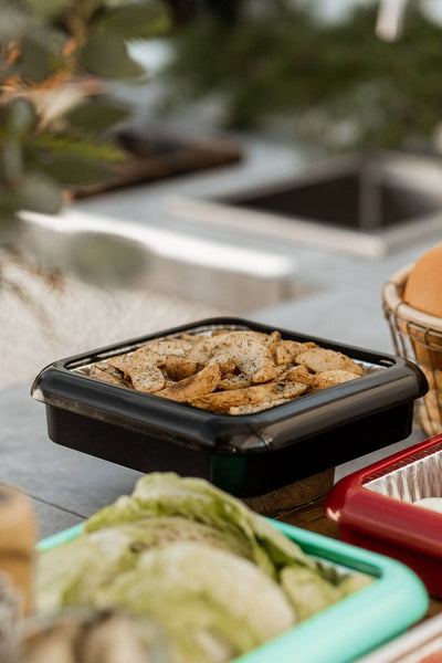 Square Set - 8x8 Pan Frame w/ Lid & Serving Spoon - Charcoal