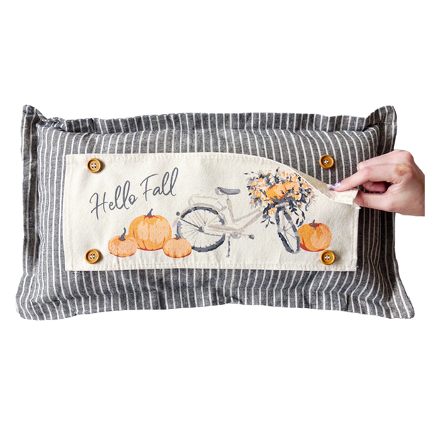 Seasonal Panel: Fall Autumn, VINTAGE PUMPKIN TRUCK