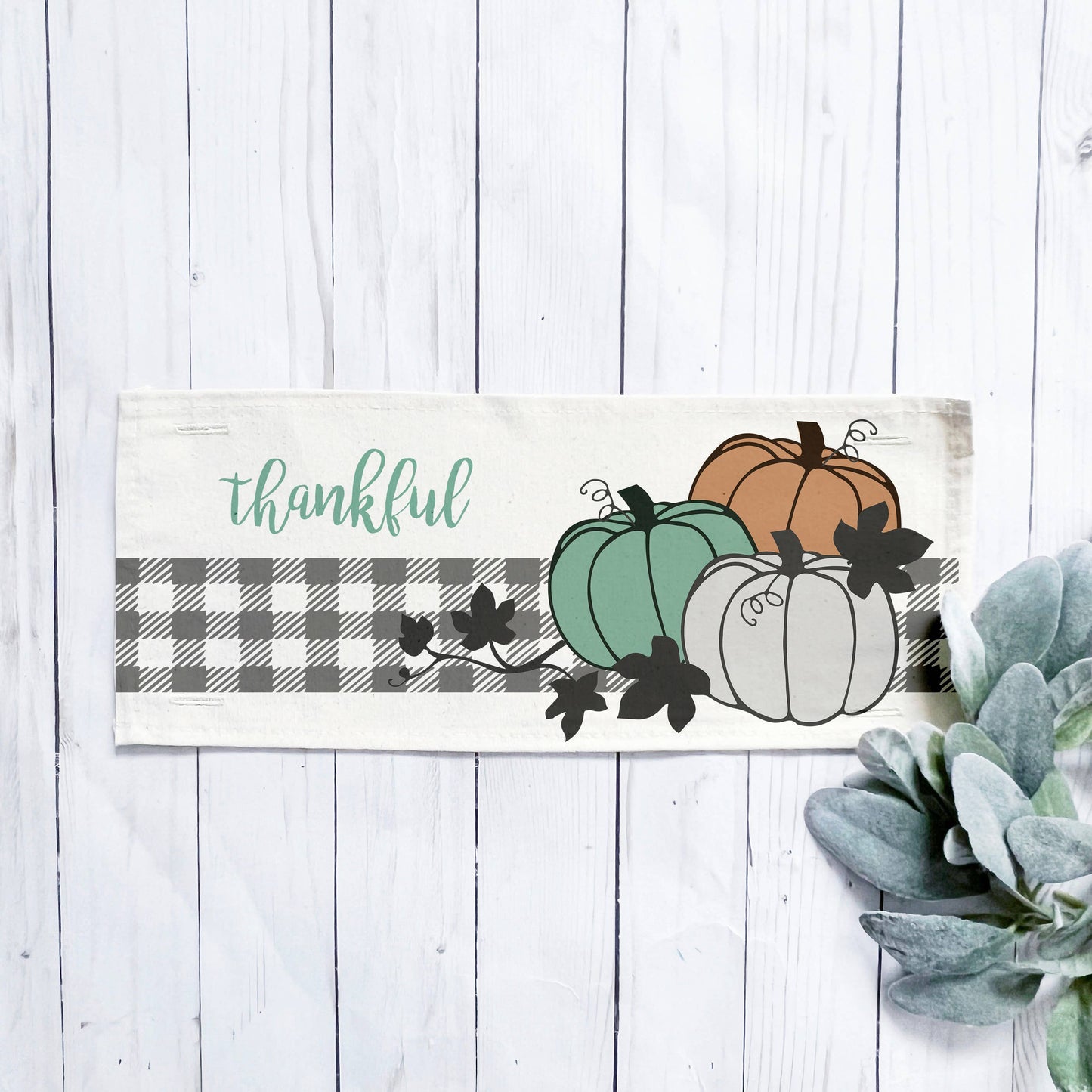 Seasonal Panel: Fall Autumn, THANKFUL PUMPKINS
