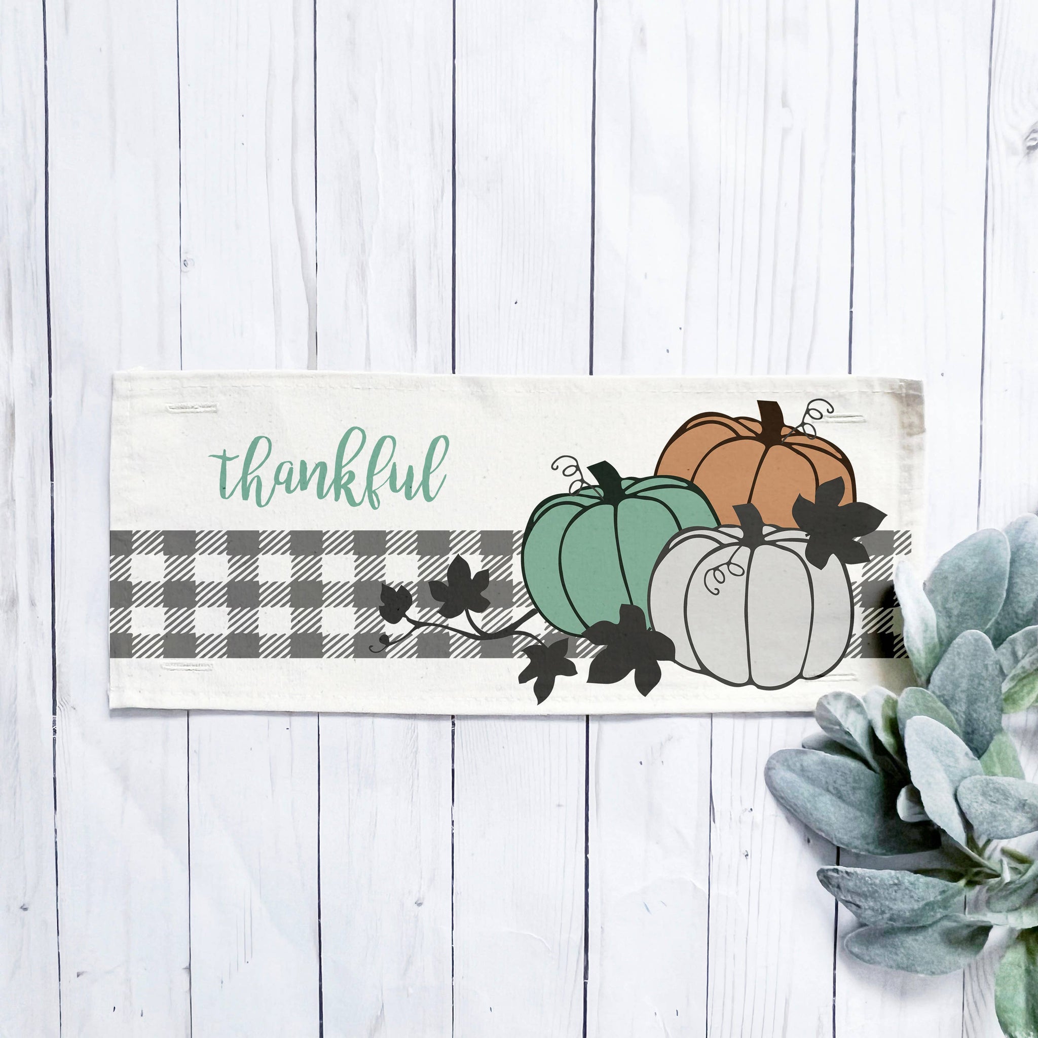 Seasonal Panel: Fall Autumn, THANKFUL PUMPKINS