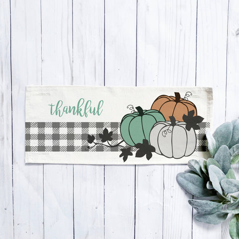 Seasonal Panel: Fall Autumn, THANKFUL PUMPKINS