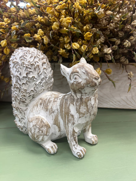Distressed Whitewashed Squirrels