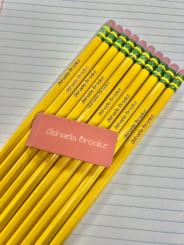 Personalized Pencils - Back to School