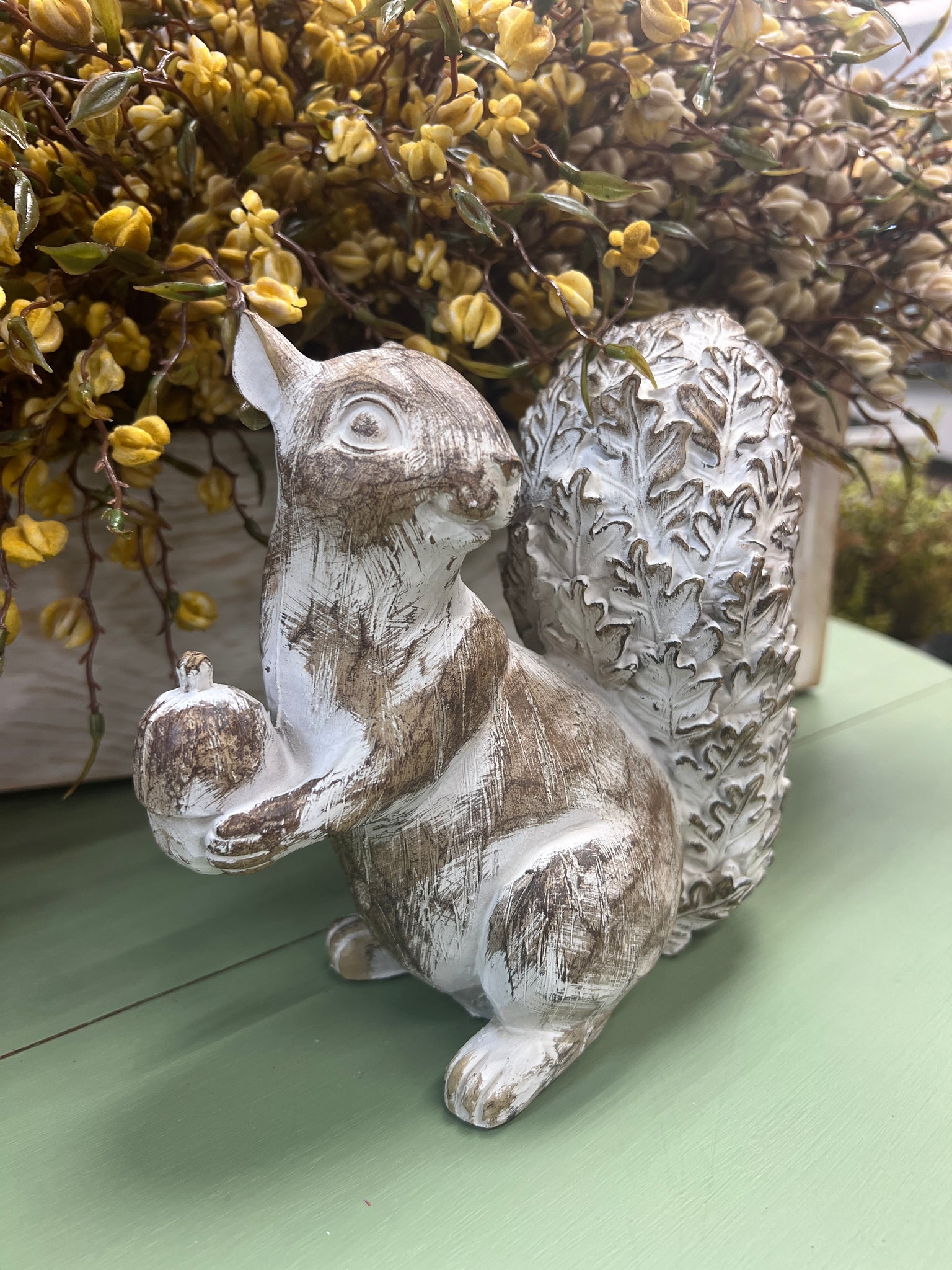 Distressed Whitewashed Squirrels
