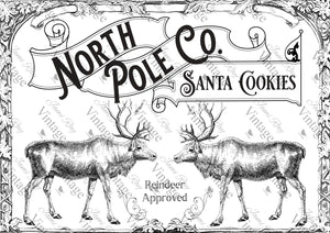 Santa Cookies| NEW JRV Rice Decoupage Paper |