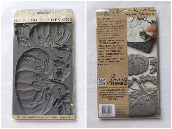 HELLO PUMPKIN 6x10 DECOR MOULD