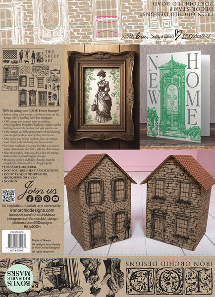 PORTOBELLO ROAD 12x12 DECOR STAMP