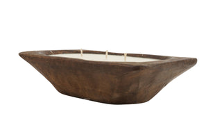 Mini Eurostyle Bowl-Waxed-6x10 inch-Candle Ready -Waxed