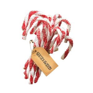 Sparkle Chenille Candy Canes
