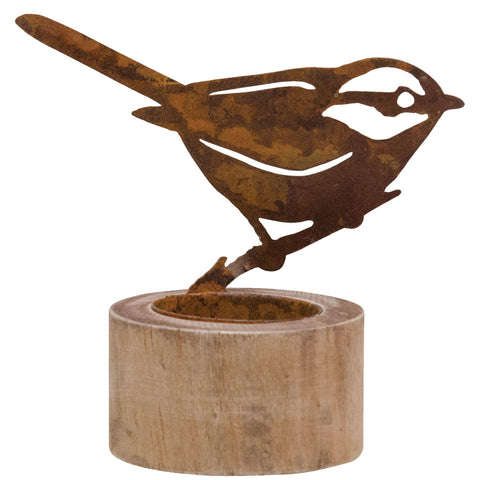 Rusty Bird Tealight Holder