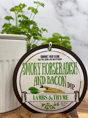 Smoky Horseradish and Bacon Dip