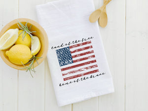 American Flag - Cotton Tea Towel