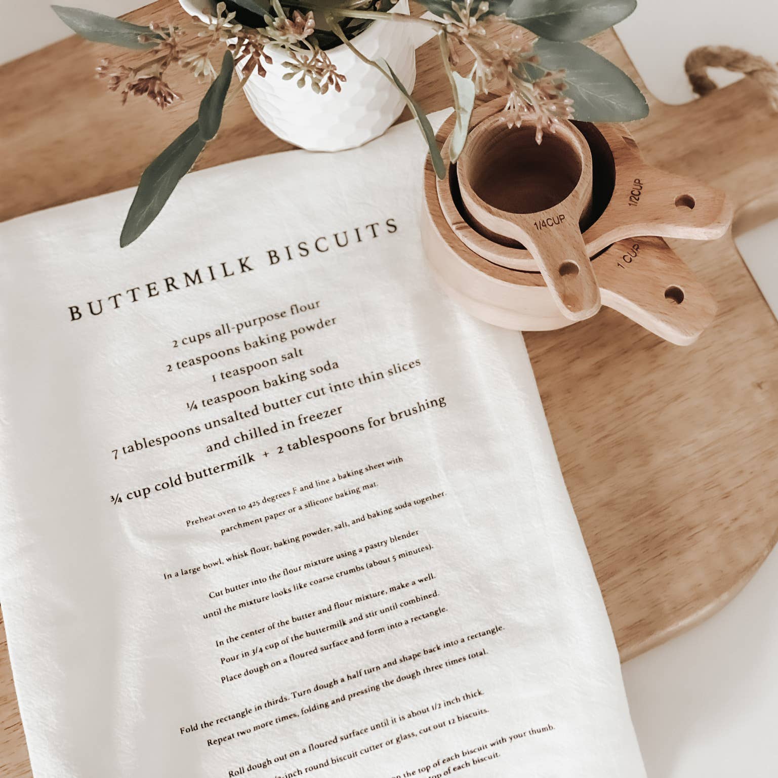 Buttermilk Biscuits Tea Towel - Home Decor & Gifts