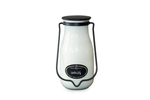 14 oz Milkbottle Jar: Water Lily