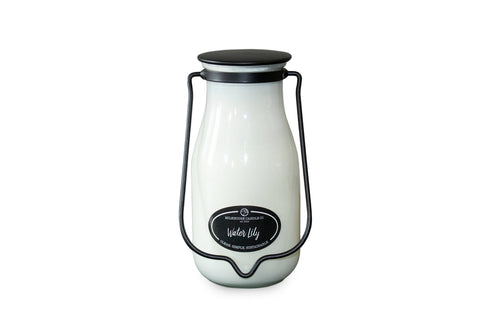 14 oz Milkbottle Jar: Water Lily