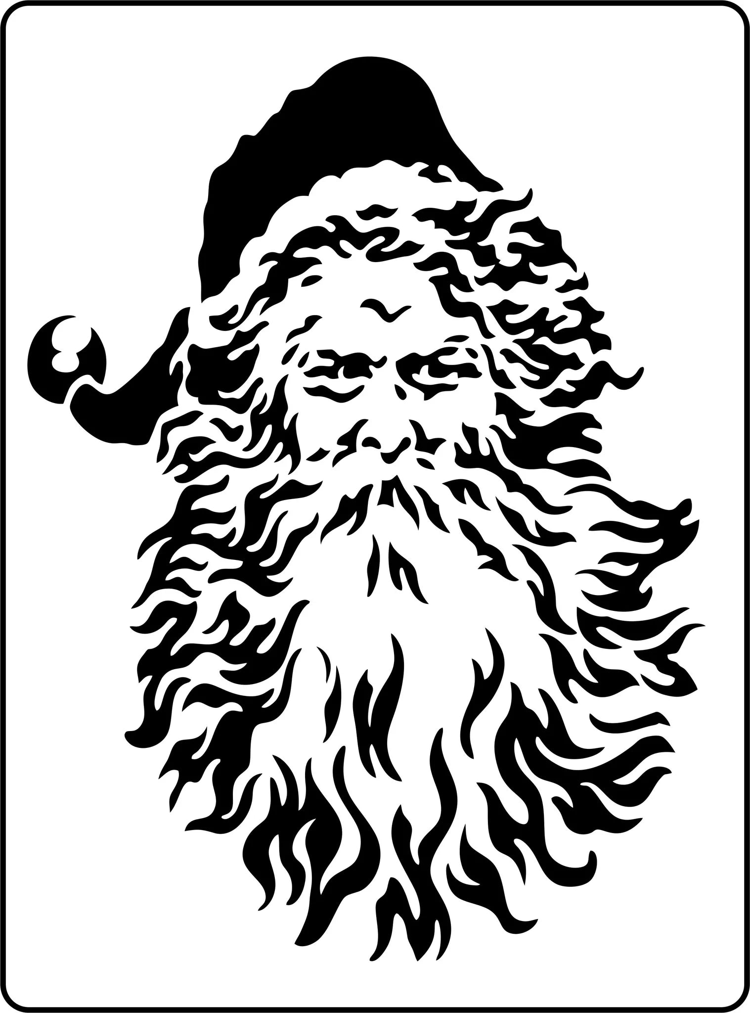 Pere Noel | Designs by Vintage Retail Therapy by Mara | JRV Stencils