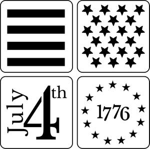4th Of July Pack | JRV Stencils