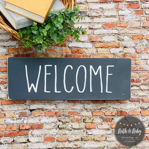Welcome sign