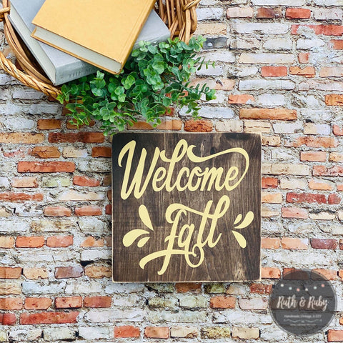 Welcome Fall Sign