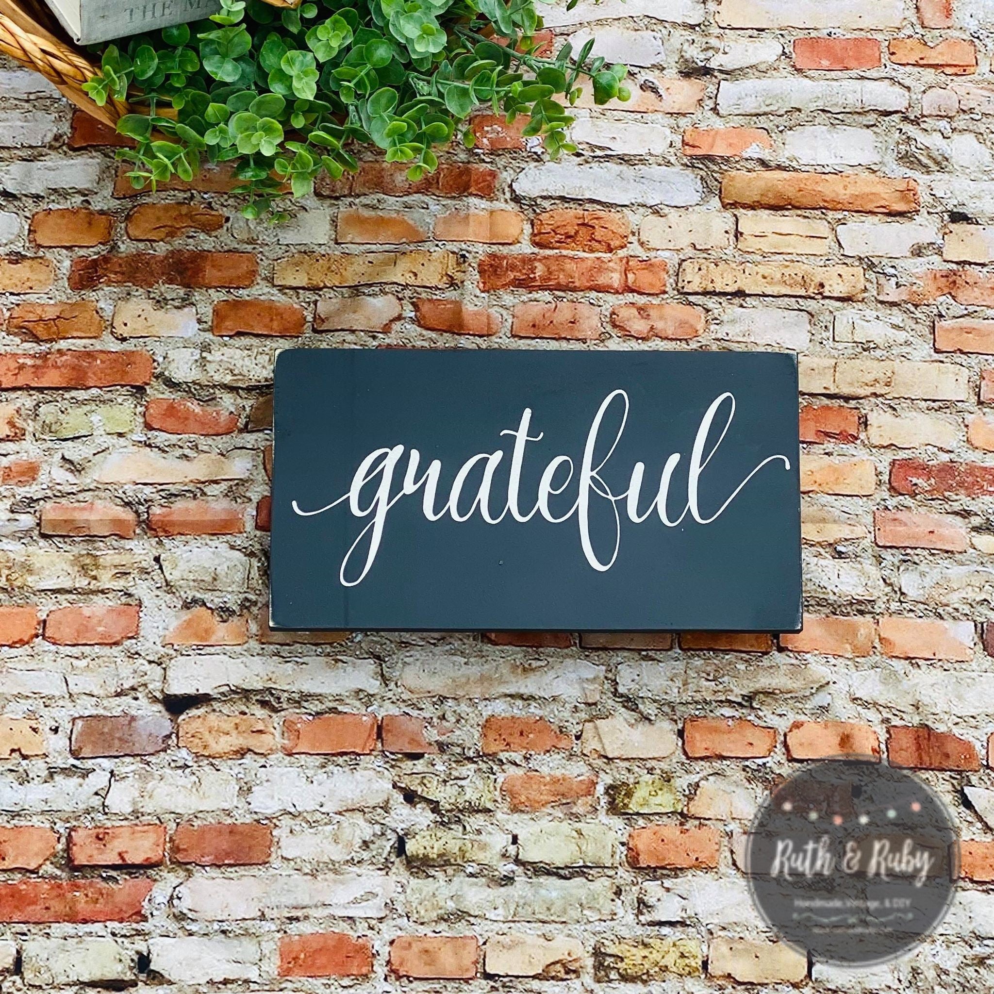 Grateful Mini Sign
