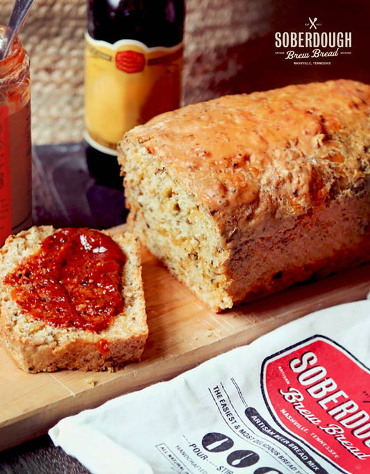 Hatch Green Chile Cheddar Brew Bread