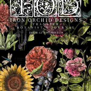 BOTANIST’S JOURNAL IOD TRANSFER 12×16