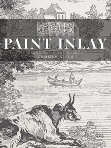 Summer Villa | IOD PAINT INLAY 12X16
