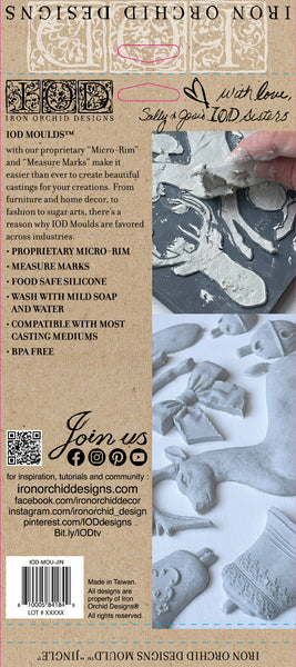 JINGLE 6x10 DECOR MOULDS | IOD New Release |