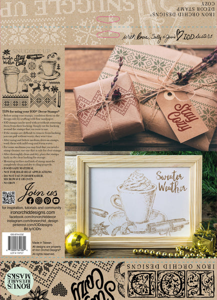 COZY 12x12 IOD STAMP | IOD New Release |