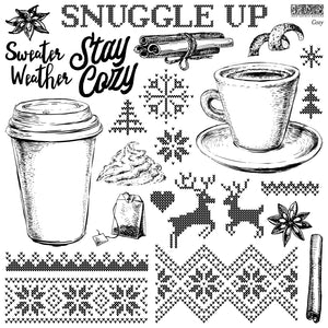 COZY 12x12 IOD STAMP | IOD New Release |