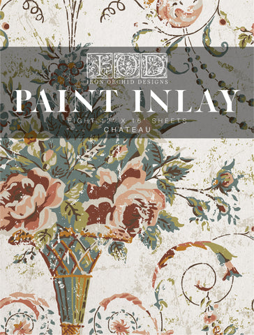 CHATEAU | IOD PAINT INLAYS 12X16 (IOD Summer Release)