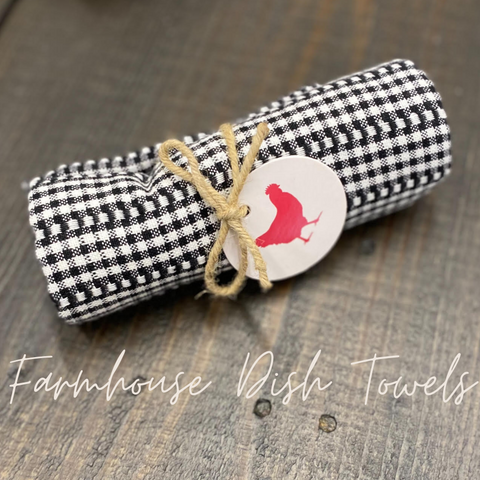Farmhouse Dish towel | Gingham
