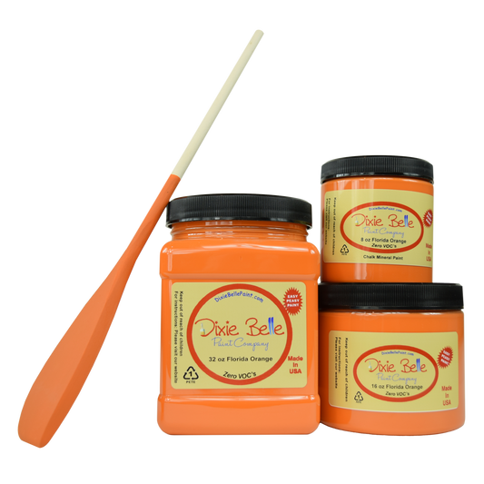 Florida Orange Chalk Mineral Paint