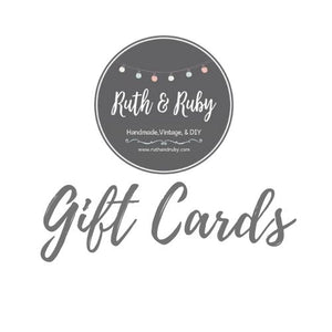 Ruth & Ruby Gift Cards